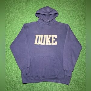 Vintage Duke University Hoodie Velva Sheen 70s 80s XL Made in USA 22x28